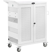 Tripp Lite by Eaton CSC32ACWHG Hospital-Grade 32-Device UV Charging Cart, White - CSC32ACWHG