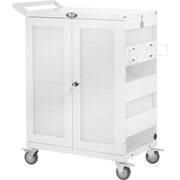 Tripp Lite by Eaton CSC32ACWHG Hospital-Grade 32-Device UV Charging Cart, White - CSC32ACWHG