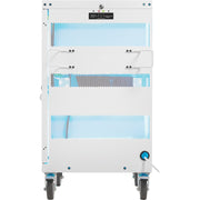 Tripp Lite by Eaton CSC32USBWHG Hospital-Grade 32-Device UV Charging Cart, White - CSC32USBWHG