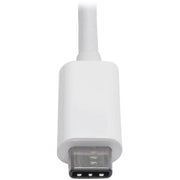 Tripp Lite by Eaton U444-06N-DP8W USB-C to DisplayPort Adapter Cable, M/F, White, 6 in. - U444-06N-DP8W