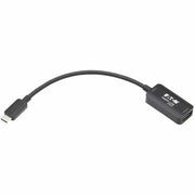 Tripp Lite by Eaton U444-06N-HDR-B USB-C to HDMI Adapter Cable, M/F, Black, 6 in. - U444-06N-HDR-B