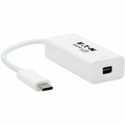 Tripp Lite by Eaton U444-06N-MDP8W USB-C to Mini DisplayPort Adapter Cable, M/F, White, 6 in.