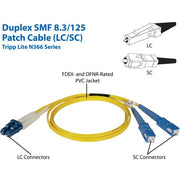 Tripp Lite Fiber Optic Duplex Patch Cable - N366-10M