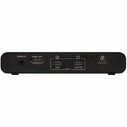 Tripp Lite by Eaton B003-HC2-DOCK1 2-Port USB-C KVM Dock, Black - B003-HC2-DOCK1