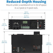 Tripp Lite by Eaton SmartPro SMART1548ET 1500VA Rack-mountable UPS - SMART1548ET