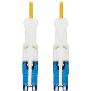 Tripp Lite by Eaton N381C-05M 400Gb Duplex Singlemode 9/125 OS2 Fiber Optic Cable, Yellow, 5 m