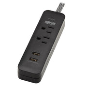 Tripp Lite by Eaton Protect It! TLP206USB 2-Outlet Surge Suppressor/Protector - TLP206USB