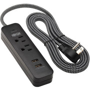 Tripp Lite by Eaton Protect It! TLP206USB 2-Outlet Surge Suppressor/Protector - TLP206USB