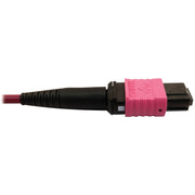 Tripp Lite series N846D-03M-16BMG 400G Multimode 50/125 OM4 Fiber Optic Cable, Magenta, 3 m - N846D-03M-16BMG