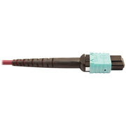 Tripp Lite series N846D-03M-16CMG 400G Multimode 50/125 OM4 Fiber Optic Cable, Magenta, 3 m - N846D-03M-16CMG