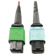 Tripp Lite series N846D-03M-16CMG 400G Multimode 50/125 OM4 Fiber Optic Cable, Magenta, 3 m - N846D-03M-16CMG