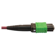 Tripp Lite series N846D-03M-16DMG 400G Multimode 50/125 OM4 Fiber Optic Cable, Magenta, 3 m - N846D-03M-16DMG
