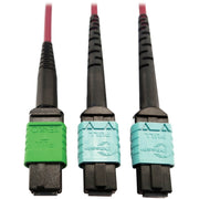 Tripp Lite series N846D-03M-16DMG 400G Multimode 50/125 OM4 Fiber Optic Cable, Magenta, 3 m