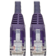 N201-020-PU_Tripp Lite by Eaton Cat6 Gigabit Snagless Molded UTP Patch Cable (RJ45 M/M), Purple, 20 ft