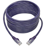 Tripp Lite by Eaton Cat6 Gigabit Snagless Molded UTP Patch Cable (RJ45 M/M), Purple, 20 ft - N201-020-PU