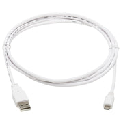 Tripp Lite Safe-IT USB-A to USB Micro-B Antibacterial Cable (M/M), USB 2.0, White, 6 ft. - U050AB-006-WH