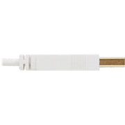 Tripp Lite Safe-IT USB-A to USB Mini-B Antibacterial Cable (M/M), USB 2.0, White, 3 ft. - U030AB-003-WH