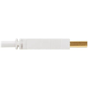 Tripp Lite Safe-IT USB-A to USB-B Antibacterial Cable (M/M), USB 2.0, White, 10 ft. - U022AB-010-WH