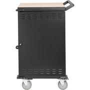 Tripp Lite by Eaton Locking Storage Cart for Mobile Devices and AV Equipment - Black - CSCSTORAGE1