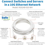 Tripp Lite by Eaton N262AB-020-WH Cat.6A S/FTP Network Cable - N262AB-020-WH
