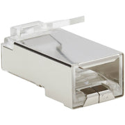 Tripp Lite by Eaton Cat6 RJ45 Pass-Through FTP Modular Plug, 50 Pack - N232-050-FTP