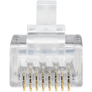 Tripp Lite by Eaton Cat6 RJ45 Pass-Through UTP Modular Plug, 50 Pack - N232-050-UTP