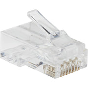 Tripp Lite by Eaton Cat6 RJ45 Pass-Through UTP Modular Plug, 50 Pack - N232-050-UTP