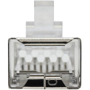 Tripp Lite by Eaton Cat6 RJ45 Pass-Through FTP Modular Plug, 100 Pack - N232-100-FTP