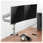 Tripp Lite by Eaton Flex-Arm DDR1732DAL Desk Mount for Monitor, HDTV, Workstation, TV, Flat Panel Display - Silver - DDR1732DAL
