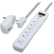 Tripp Lite by Eaton Protect It! TLP616USB 7-Outlet Surge Suppressor/Protector - TLP616USB