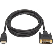 Tripp Lite by Eaton P566AB-006 HDMI-to-DVI Antibacterial Cable, M/M, Black, 6 ft - P566AB-006