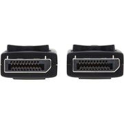 Tripp Lite by Eaton P580AB-006 High-Speed DisplayPort Antibacterial Cable, M/M, Black, 6 ft. - P580AB-006