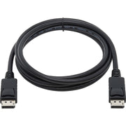 Tripp Lite by Eaton P580AB-006 High-Speed DisplayPort Antibacterial Cable, M/M, Black, 6 ft. - P580AB-006