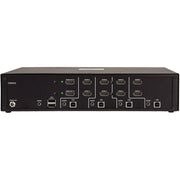 Tripp Lite by Eaton 4-Port Dual-Monitor Secure KVM Switch, HDMI - 4K, NIAP PP3.0, Audio, TAA - B002A-UH2A4