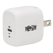 U280-W01-20C1-G_Tripp Lite by Eaton Compact 1-Port USB-C Wall Charger - GaN Technology, 20W PD 3.0 Charging, White