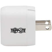 Tripp Lite by Eaton Compact 1-Port USB-C Wall Charger - GaN Technology, 20W PD 3.0 Charging, White - U280-W01-20C1-G