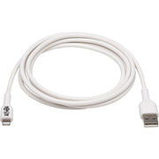 Tripp Lite by Eaton Safe-IT M100AB-02M-WH Lightning/USB Data Transfer Cable - M100AB-02M-WH