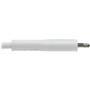 Tripp Lite series USB-C to Lightning Sync/Charge Cable (M/M), MFi Certified, White, 1 m (3.3 ft.) - M102-01M-WH