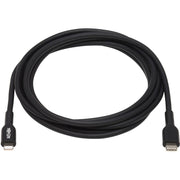 Tripp Lite by Eaton USB-C to Lightning Sync/Charge Cable (M/M), MFi Certified, Black, 2 m (6.6 ft.) - M102-02M-BK