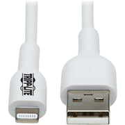 Tripp Lite by Eaton Safe-IT M100AB-03M-WH Sync/Charge Lightning/USB Data Transfer Cable