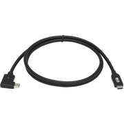 Tripp Lite by Eaton U420-01M-RA USB-C to USB-C Cable, M/M, Black, 1 m (3.3 ft.) - U420-01M-RA