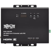 Tripp Lite by Eaton HDMI over IP Extender Receiver - 4K, 4:4:4, PoE, 328 ft. (100 m) - B162-100-POE