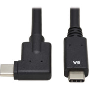 Tripp Lite by Eaton U420-01M-G25ARA USB-C to USB-C Cable, M/M, Black, 1 m (3.3 ft.) - U420-01M-G25ARA