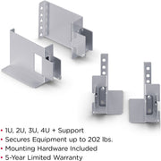 CyberPower Mounting Shelf for Rack - Silver - 2POSTKIT