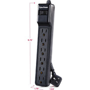 CyberPower B608B 6-Outlet Surge Suppressor/Protector - B608B