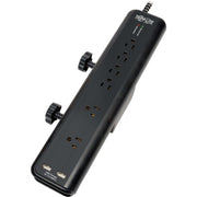 Tripp Lite by Eaton Safe-IT TLP608DMUAM 6-Outlet Surge Suppressor/Protector - TLP608DMUAM