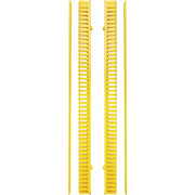 Tripp Lite by Eaton Vertical Cable Manager - Finger Duct with Cover, Yellow, 6 ft. (1.8 m) - SRCABLEDUCTVRTF