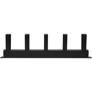 Tripp Lite by Eaton Horizontal Cable Manager - Metal Rings, Black, 1U - SRCABLERING1UHD