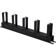 Tripp Lite by Eaton Horizontal Cable Manager - Metal Rings, Black, 1U - SRCABLERING1UHD