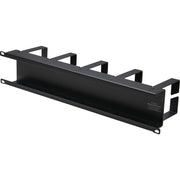 Tripp Lite by Eaton Horizontal Cable Manager - Metal Rings, Black, 2U - SRCABLERING2UHD